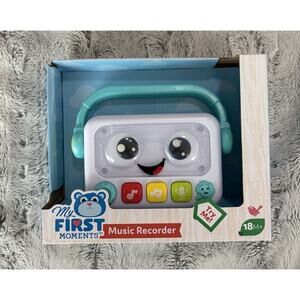 My First Moments Music Recorder Toddler Toy w/ Lights & Recording 18+ Months